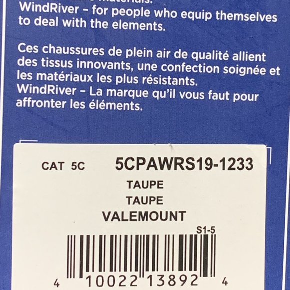 WindRiver Valemount Outdoor Shoes. New with Tags. 2015 Release. - Picture 10 of 10